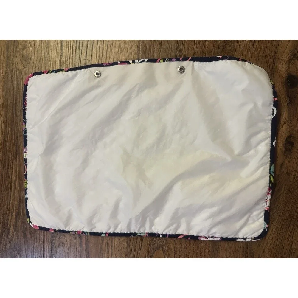 Vera Bradley Ribbons Make A Change Baby Diaper Bag w Changing Pad Retired Tote